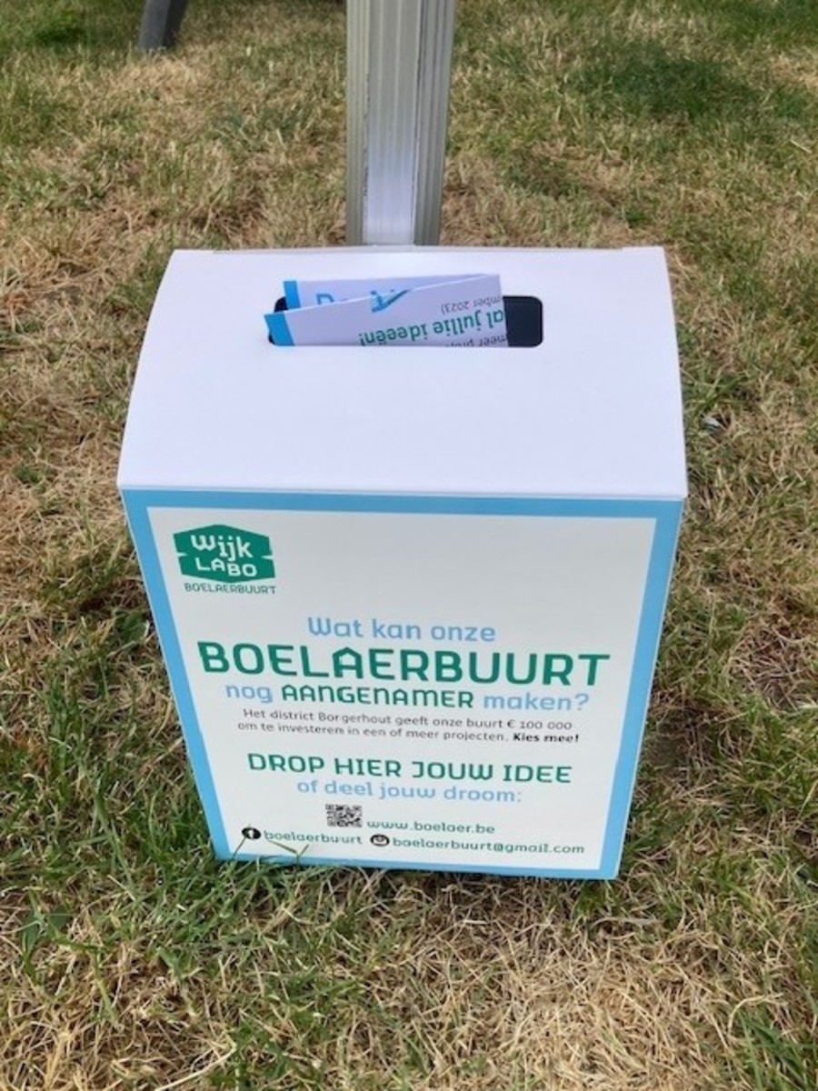 Foto van ideeënbus Foto van ideeënbus